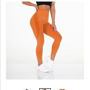 NVGTN SIZE XS ORANGE LEGGINGS. Never worn.
